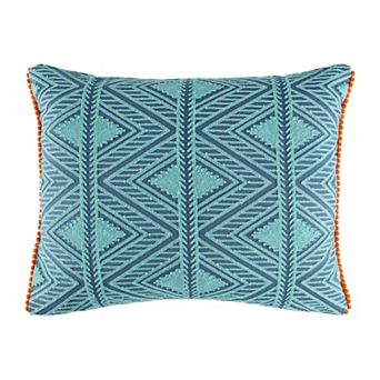 Levtex Home Roshita Crewel Diamond Decorative Throw Pillow