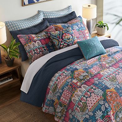 Levtex Home Roshita Crewel Diamond Decorative Throw Pillow
