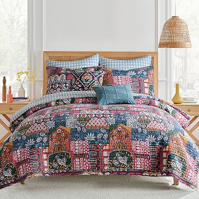 Levtex Home Roshita Crewel Diamond Decorative Throw Pillow