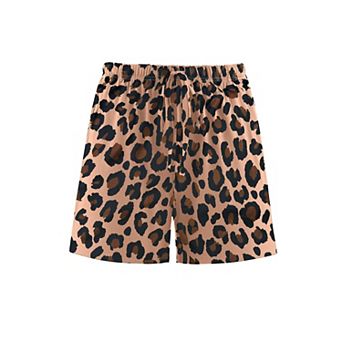 Ekouaer Women Pajama Shorts Comfy Lounge Bottom Stretch Strip Sleepwear Drawstring Pj Bottoms