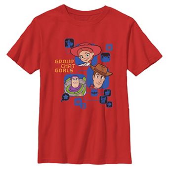 Boys 6-20 Disney / Pixar's Toy Story 5 Group Chat Goals Graphic Tee