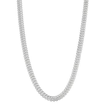 Napier Silver Tone Rings Collar Necklace