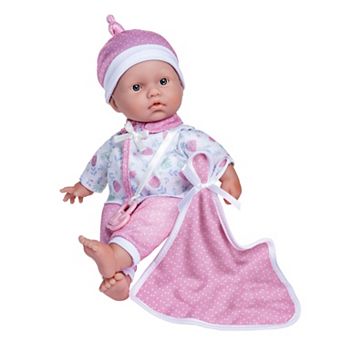 JC Toys La Baby Soft Body Washable 11-Inch Doll with Outfit
