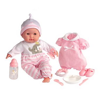 JC Toys Nonis Boutique 15-Inch Realistic Soft Body Baby Doll with Open/Close Eyes