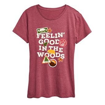 Women's Feelin' Good In The Woods Graphic Tee