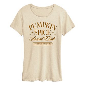 Women's Pumpkin Spice Social Club Graphic Tee