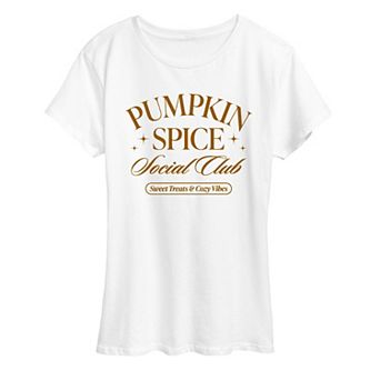 Women's Pumpkin Spice Social Club Graphic Tee