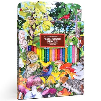 eeBoo Watercolor Pencils 24 pc Artist Quality Art Supplies