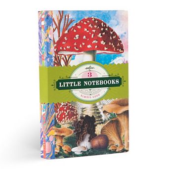 eeBoo Mushroom 3-Pack Nature Themed Little Notebooks