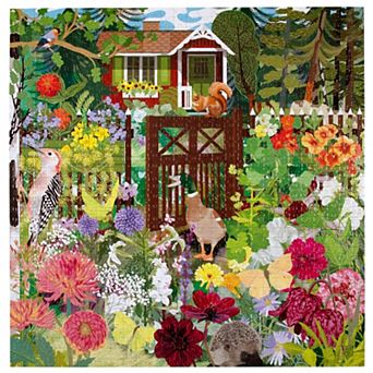 eeBoo Scandinavian Garden 1000 pc Jigsaw Puzzle Glossy High-Quality Pieces