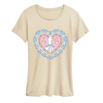 Women's Coquette Goose Heart Graphic Tee