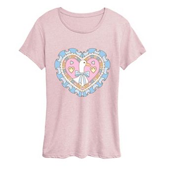 Women's Coquette Goose Heart Graphic Tee