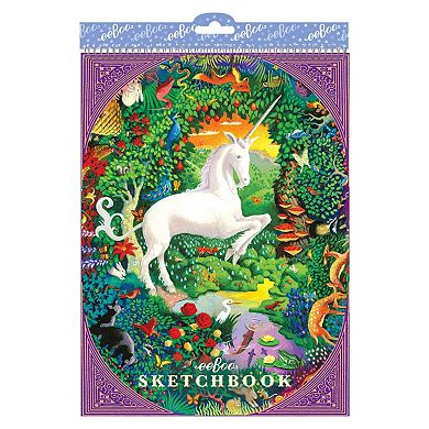 eeBoo Unicorn Sketchbook 60 Pages Art & Creativity Supplies