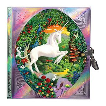 eeBoo Unicorn Hardcover Journal with Lock & Key