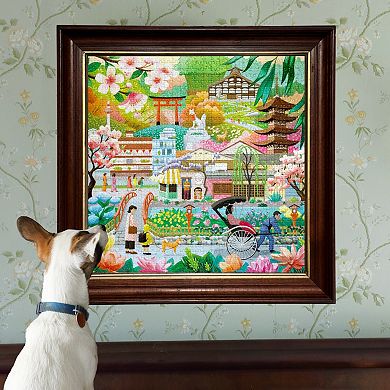 eeBoo Seasons in Kyoto 1000-Piece Jigsaw Puzzle