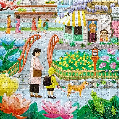 eeBoo Seasons in Kyoto 1000-Piece Jigsaw Puzzle