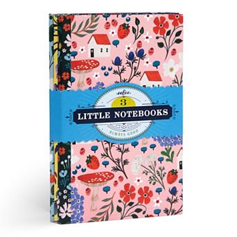 eeBoo Nature Themed 3-Pack Little Notebooks Portable Size