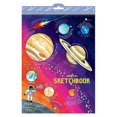 eeBoo Solar System Sketchbook 60 Pages Educational Art Supplies
