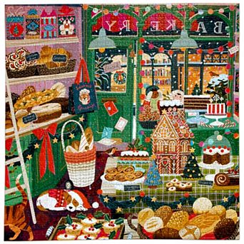 eeBoo Holiday Bakery 1000 pc Jigsaw Puzzle