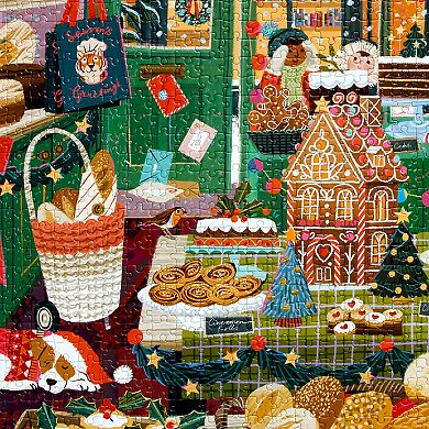 eeBoo Holiday Bakery 1000-Piece Jigsaw Puzzle