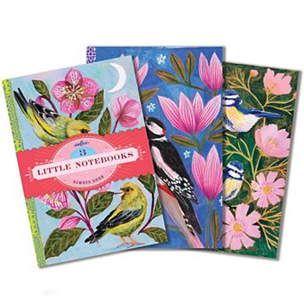 eeBoo Birds 3-Pack Nature Themed Little Notebooks