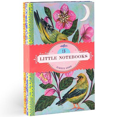 eeBoo Birds 3-Pack Nature Themed Little Notebooks