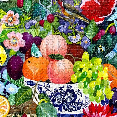 eeBoo Piece & Love 1000-Piece Jigsaw Puzzle Stone Fruit Still Life