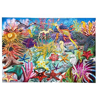 eeBoo Seahorses, Sea Stars & Sea Slugs 100 pc Jigsaw Puzzle Ocean Creatures