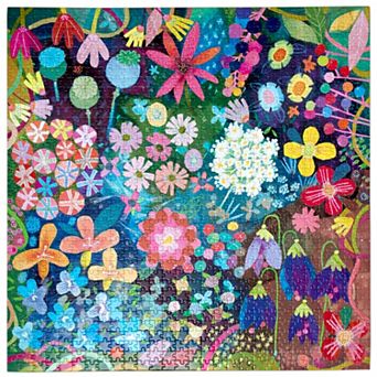 eeBoo Piece & Love 1000 pc Jigsaw Puzzle Seeds & Flowers