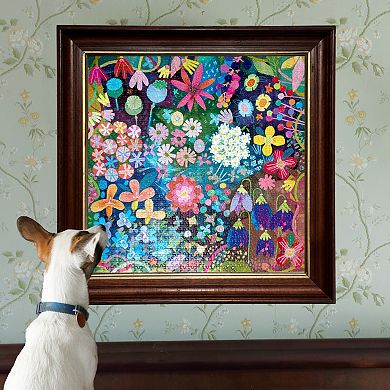 eeBoo Piece & Love 1000-Piece Jigsaw Puzzle Seeds & Flowers