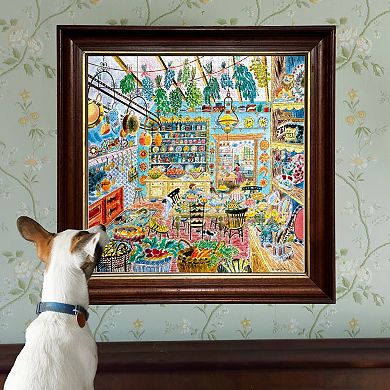 eeBoo Victorian Kitchen 1000-Piece Puzzle Cozy 19th-Century Baking Scene Jigsaw