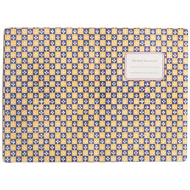 eeBoo Luisa's Pattern Gilded Journal 112 Dotted & Lined Pages Hardcover Diary Book