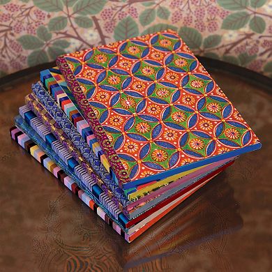 eeBoo Luisa's Pattern Gilded Journal 112 Dotted & Lined Pages Hardcover Diary Book