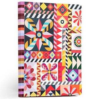 eeBoo Sunshine Pinwheels Gilded Journal Hardcover 112 Dotted & Lined Pages