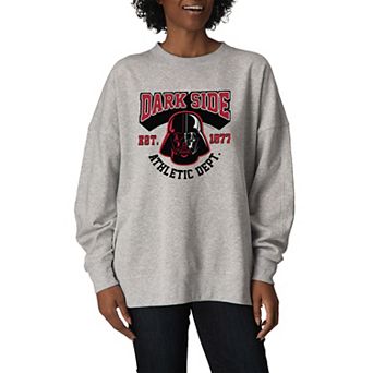 Women's Star Wars Darkside Athletic Dept. Oversized Fleece Crew Sweatshirt