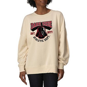 Women's Star Wars Darkside Athletic Dept. Oversized Fleece Crew Sweatshirt