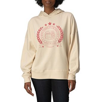 Women's Gilmore Girls Who Cares If Im Pretty Oversized Fleece Hoodie Sweatshirt