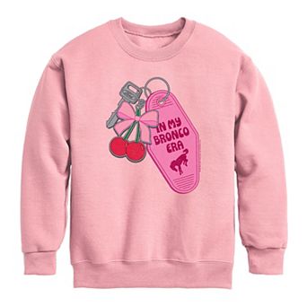 Girls 7-16 Ford In My Bronco Era Crew Fleece Sweatshirt