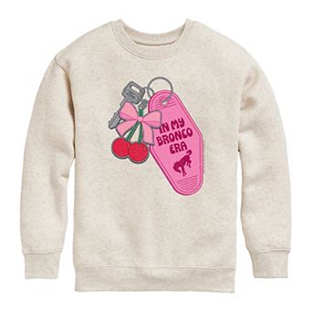 Girls 7-16 Ford In My Bronco Era Crew Fleece Sweatshirt