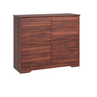 Wooden Dresser with 8 Drawers, Tall Modern Closet with Deep Storage