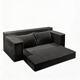 Convertible Sofa Bed, Boneless Couch Bed, Loveseat Sleeper Sofa, for Living Room Bedroom