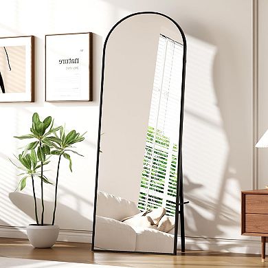 Arched Full Body Mirror Floor Mirror Wall Mounted