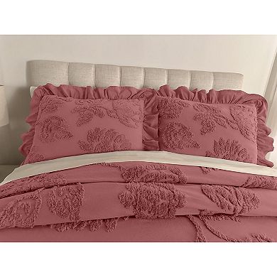 BrylaneHome Garden Ruffle Bedspread Set