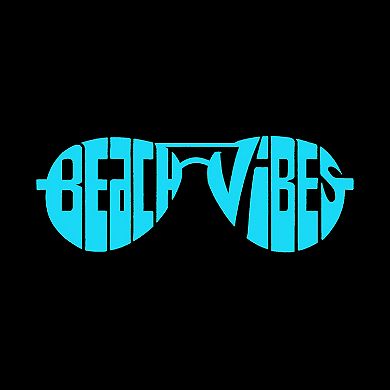 Beach Vibes - Men's Raglan Baseball Word Art T-Shirt