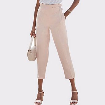 Lascana Women's Side Buckle Pants