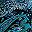 Blue Patterned