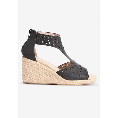 Comfortview Women's The Honey Wedge Sandal