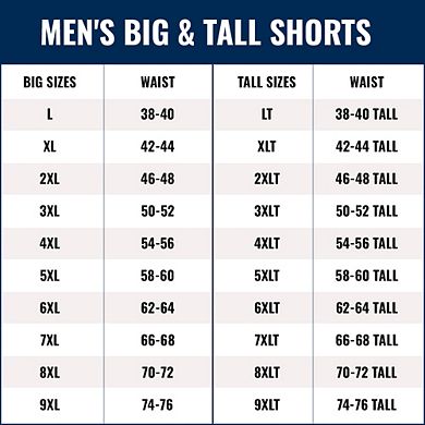 KingSize Men's Big & Tall Performance Stretch Shorts