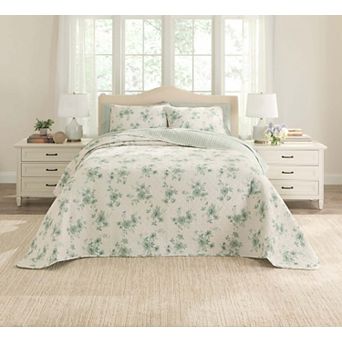 BrylaneHome BH Studio Pastel Reversible Bedspread