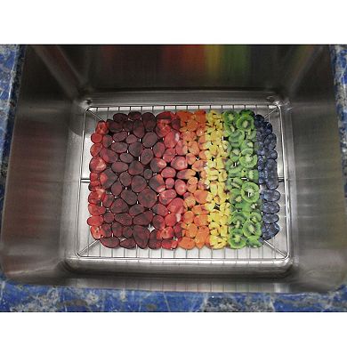 Printed PVC Sink Mat Pebble Design 15.7 x 11.8 Inch Flexible Protector